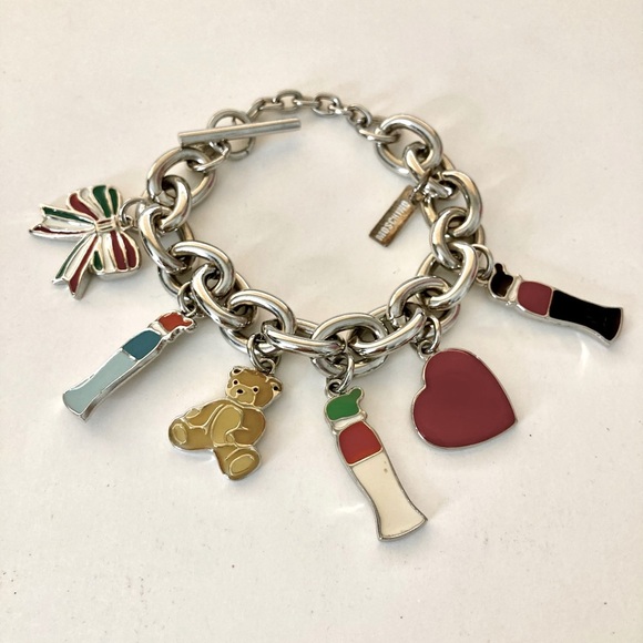 Moschino Timeless Charm Bracelet VTG - Picture 1 of 8